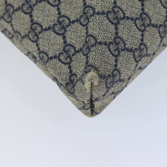 GUCCI GG Supreme Shoulder Bag PVC Outlet Navy 388924 Auth 73108 - Picture 14 of 16